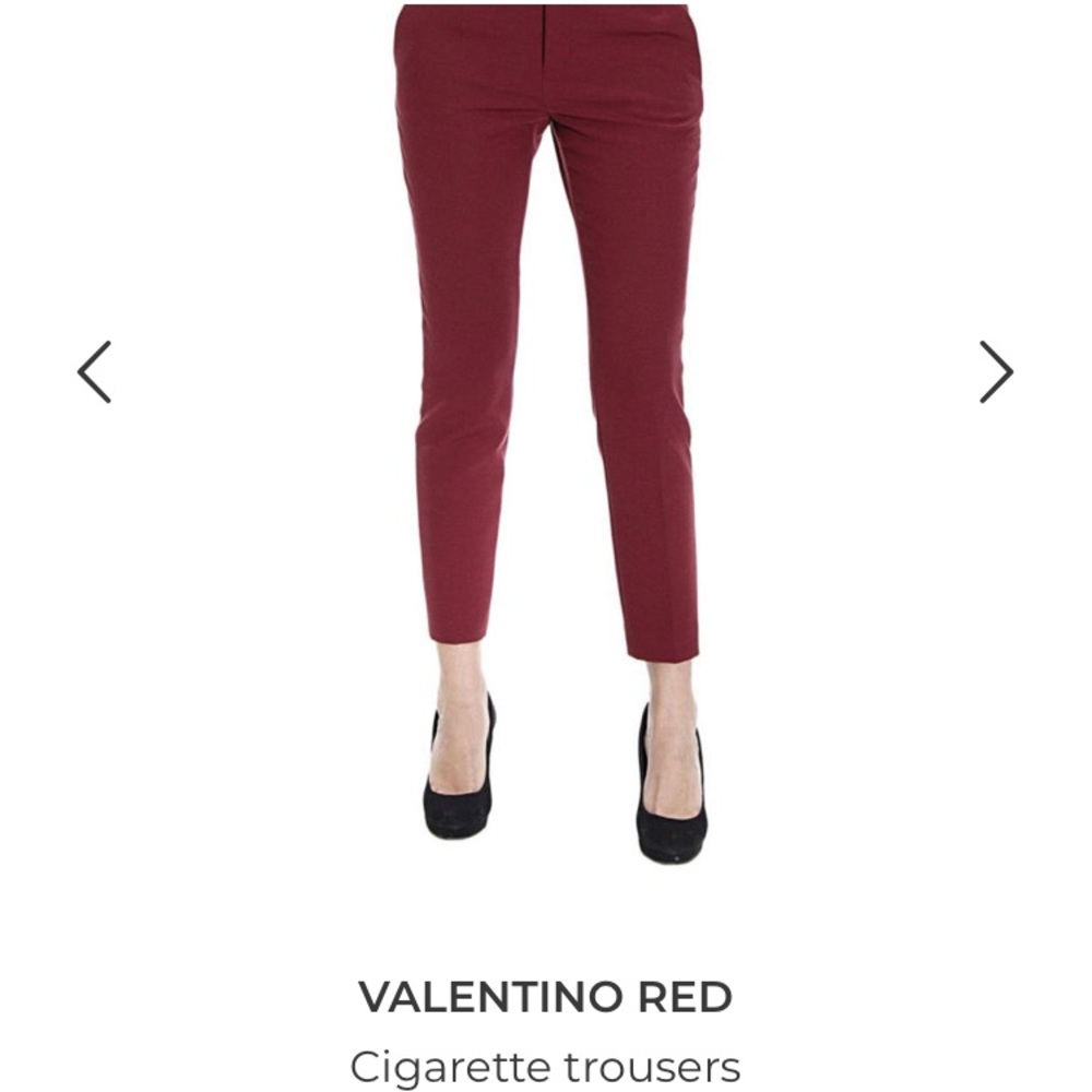 Valentino RED cigarette trousers size 6